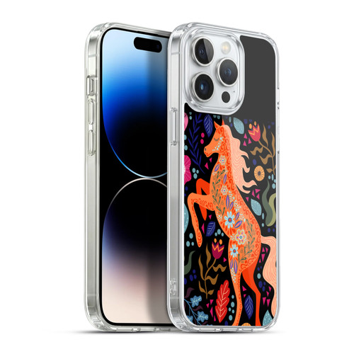 Haroulita Forest Flower Horse Soft Gel Case for Apple iPhone 13 Pro Max & MagSafe