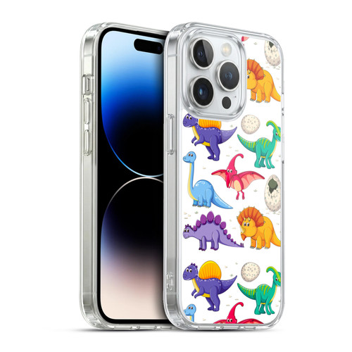Haroulita Forest Dinosaurs Soft Gel Case for Apple iPhone 13 Pro & MagSafe