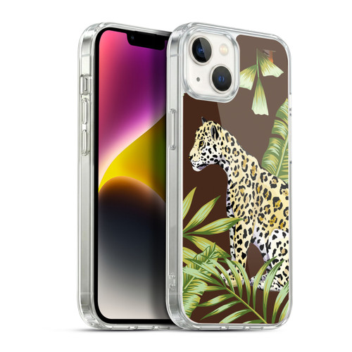 Haroulita Forest Leopard Soft Gel Case for Apple iPhone 14 Plus & MagSafe