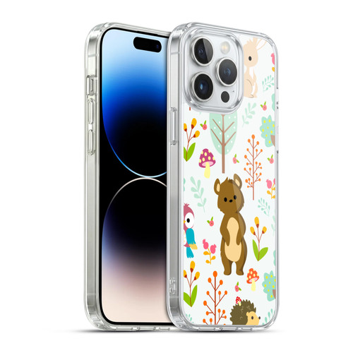 Haroulita Forest Adorable Bear Soft Gel Case for Apple iPhone 14 Pro Max & MagSafe