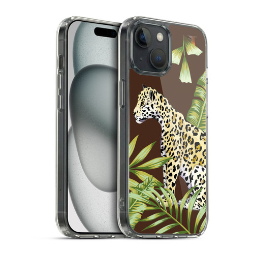 Haroulita Forest Leopard Soft Gel Case for Apple iPhone 15 & MagSafe