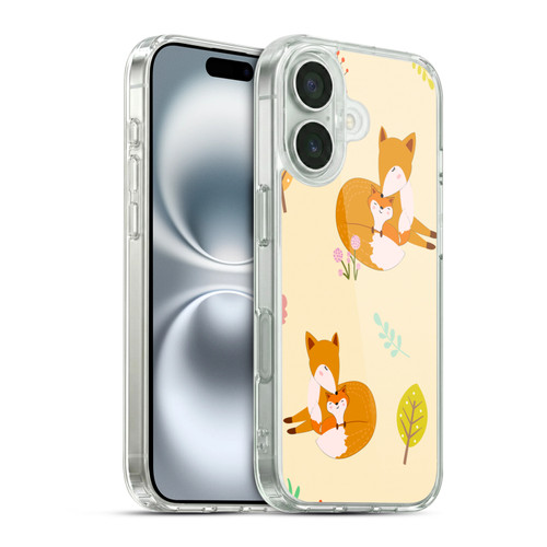 Haroulita Forest Baby Deer Pattern Soft Gel Case for Apple iPhone 16 & MagSafe