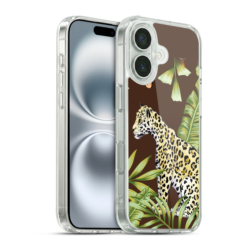 Haroulita Forest Leopard Soft Gel Case for Apple iPhone 16 & MagSafe
