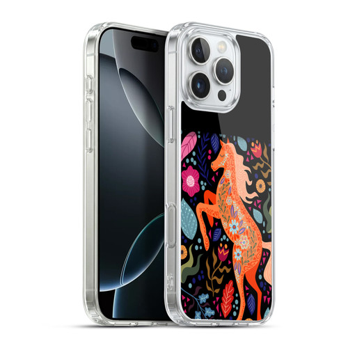 Haroulita Forest Flower Horse Soft Gel Case for Apple iPhone 16 Pro Max & MagSafe