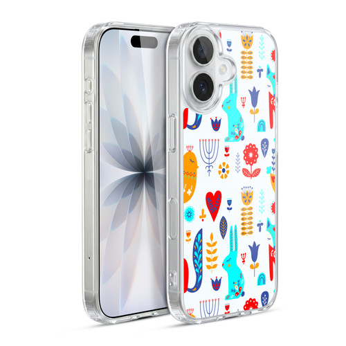 Haroulita Forest Bunny And Fox Soft Gel Case for Apple iPhone 17