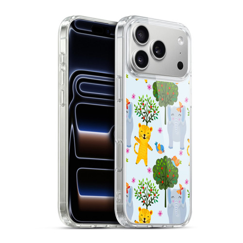 Haroulita Forest Tiger And Elephant Soft Gel Case for Apple iPhone 17 Pro Max