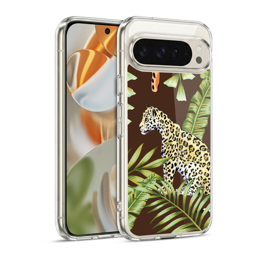Haroulita Forest Leopard Soft Gel Case for Google Pixel 9 / Pixel 9 Pro