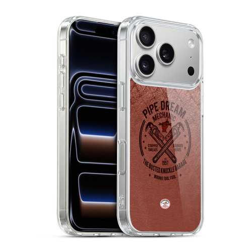 Busted Knuckle Garage Graphics Pipe Dream Soft Gel Case for Apple iPhone 17 Pro