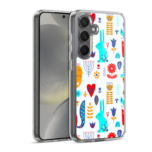 Haroulita Forest Bunny And Fox Soft Gel Case for Samsung Galaxy S24 5G & MagSafe