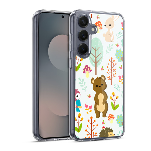 Haroulita Forest Adorable Bear Soft Gel Case for Samsung Galaxy S25 & MagSafe