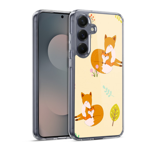 Haroulita Forest Baby Deer Pattern Soft Gel Case for Samsung Galaxy S25 & MagSafe