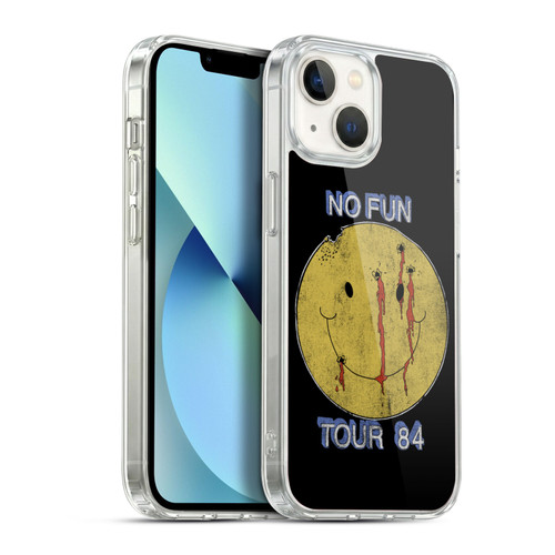 Motley Crue Tour Graphics No Fun 1984 Soft Gel Case for Apple iPhone 13
