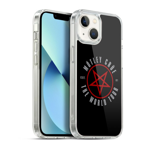 Motley Crue Tour Graphics Stadium World Tour Soft Gel Case for Apple iPhone 13