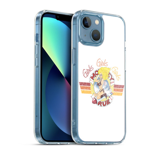 Motley Crue Tour Graphics Girls Bomber Vintage Soft Gel Case for Apple iPhone 13 Mini & MagSafe