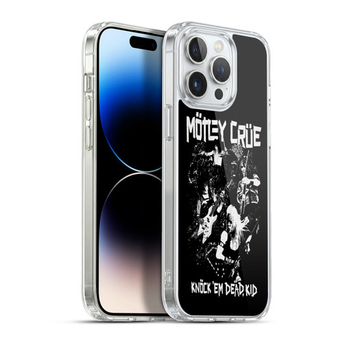 Motley Crue Tour Graphics Knock 'Em Dead Soft Gel Case for Apple iPhone 13 Pro Max & MagSafe