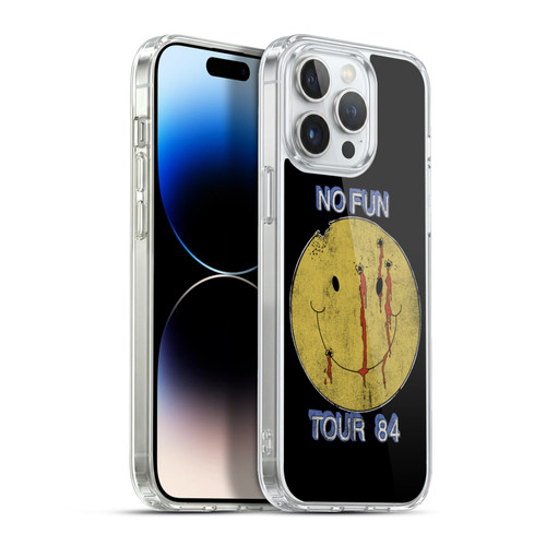 Motley Crue Tour Graphics No Fun 1984 Soft Gel Case for Apple iPhone 13 Pro Max & MagSafe