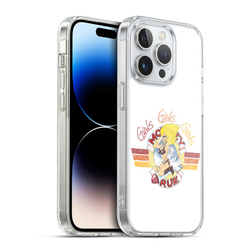 Motley Crue Tour Graphics Girls Bomber Vintage Soft Gel Case for Apple iPhone 13 Pro & MagSafe