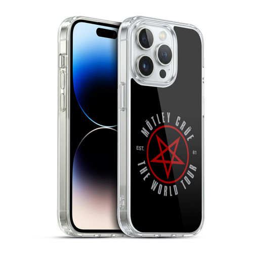 Motley Crue Tour Graphics Stadium World Tour Soft Gel Case for Apple iPhone 13 Pro & MagSafe