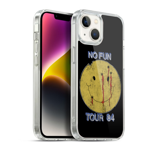 Motley Crue Tour Graphics No Fun 1984 Soft Gel Case for Apple iPhone 14