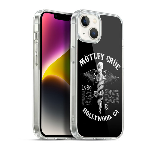 Motley Crue Tour Graphics Dr. Feelgood Hollywood Soft Gel Case for Apple iPhone 14 Plus & MagSafe