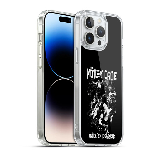 Motley Crue Tour Graphics Knock 'Em Dead Soft Gel Case for Apple iPhone 14 Pro Max & MagSafe