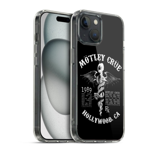 Motley Crue Tour Graphics Dr. Feelgood Hollywood Soft Gel Case for Apple iPhone 15 & MagSafe