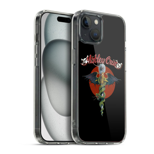 Motley Crue Tour Graphics Dr. Feelgood Soft Gel Case for Apple iPhone 15 Plus & MagSafe