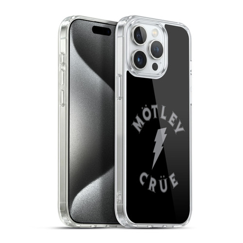 Motley Crue Tour Graphics Bolt Soft Gel Case for Apple iPhone 15 Pro Max & MagSafe