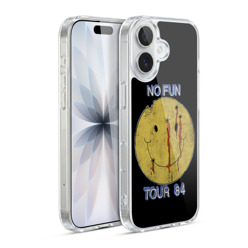 Motley Crue Tour Graphics No Fun 1984 Soft Gel Case for Apple iPhone 17