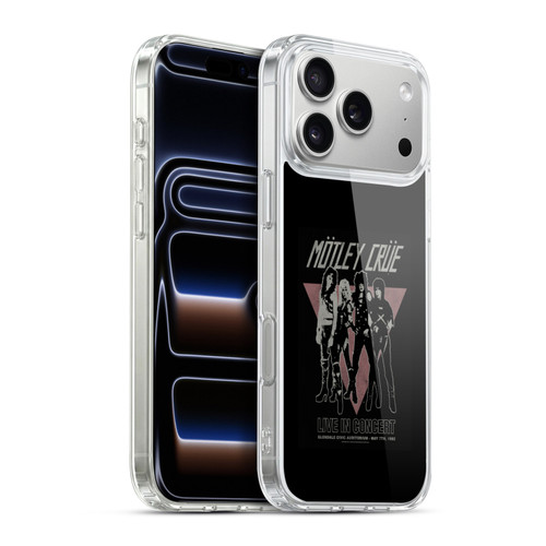 Motley Crue Tour Graphics Glendale Soft Gel Case for Apple iPhone 17 Pro Max