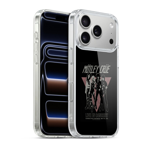 Motley Crue Tour Graphics Glendale Soft Gel Case for Apple iPhone 17 Pro