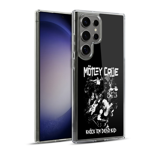 Motley Crue Tour Graphics Knock 'Em Dead Soft Gel Case for Samsung Galaxy S23 Ultra 5G & MagSafe