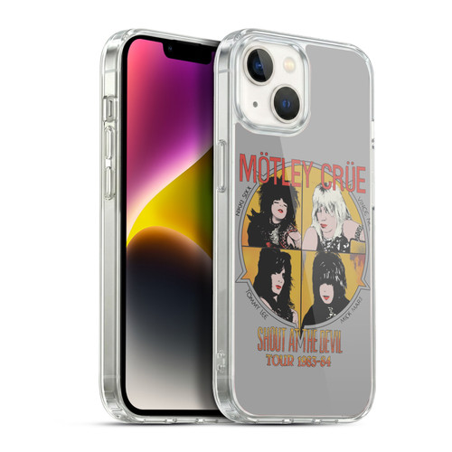 Motley Crue Tours SATD Vintage Soft Gel Case for Apple iPhone 14