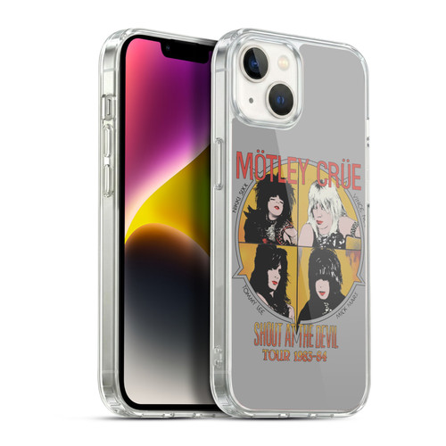 Motley Crue Tours SATD Vintage Soft Gel Case for Apple iPhone 14 Plus & MagSafe