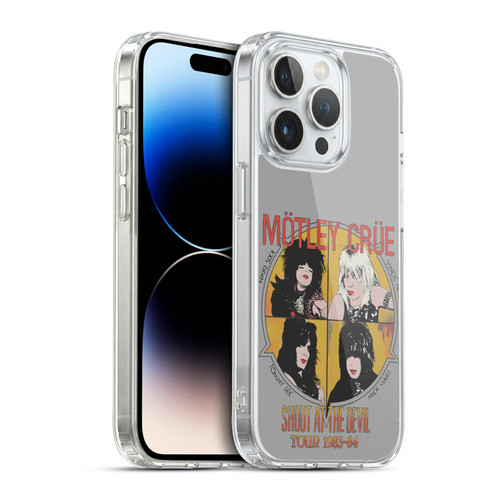 Motley Crue Tours SATD Vintage Soft Gel Case for Apple iPhone 14 Pro & MagSafe