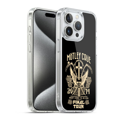 Motley Crue Tours All Bad Things Soft Gel Case for Apple iPhone 15 Pro & MagSafe