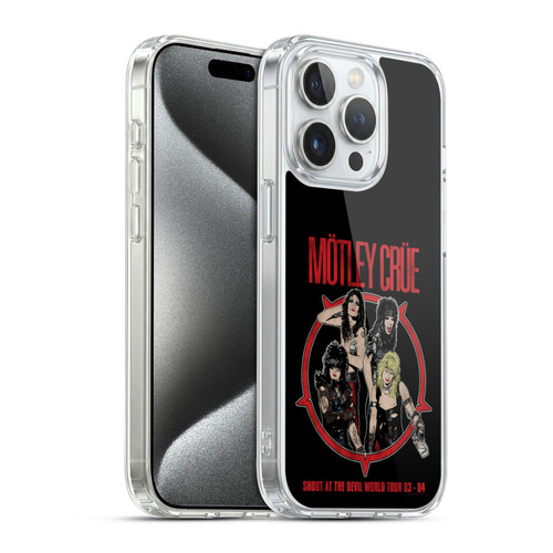 Motley Crue Tours SATD Soft Gel Case for Apple iPhone 15 Pro & MagSafe
