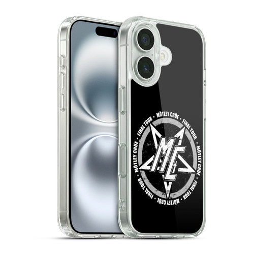 Motley Crue Tours MC Final Tour Soft Gel Case for Apple iPhone 16 & MagSafe