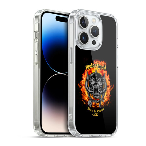 Motorhead Tours Burn In Europe Soft Gel Case for Apple iPhone 13 Pro & MagSafe