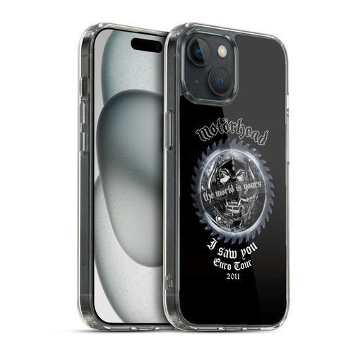 Motorhead Tours I Saw You Soft Gel Case for Apple iPhone 15 & MagSafe