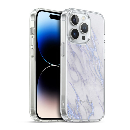 Nature Magick Marble Metallics Indigo Soft Gel Case for Apple iPhone 13 Pro & MagSafe