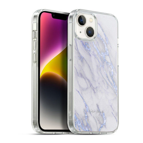 Nature Magick Marble Metallics Indigo Soft Gel Case for Apple iPhone 14 Plus & MagSafe