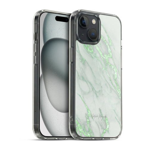 Nature Magick Marble Metallics Green Soft Gel Case for Apple iPhone 15 & MagSafe