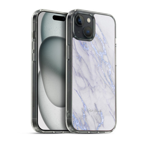 Nature Magick Marble Metallics Indigo Soft Gel Case for Apple iPhone 15 Plus & MagSafe