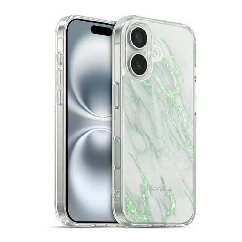 Nature Magick Marble Metallics Green Soft Gel Case for Apple iPhone 16 & MagSafe