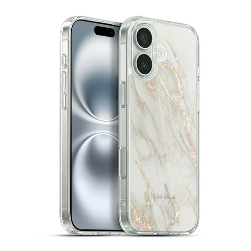 Nature Magick Marble Metallics Gold Soft Gel Case for Apple iPhone 16 Plus & MagSafe