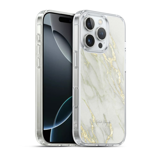 Nature Magick Marble Metallics Yellow Soft Gel Case for Apple iPhone 16 Pro & MagSafe