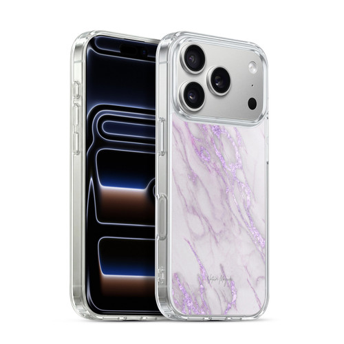 Nature Magick Marble Metallics Purple Soft Gel Case for Apple iPhone 17 Pro