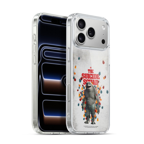 The Suicide Squad 2021 Character Poster King Shark Soft Gel Case for Apple iPhone 17 Pro Max