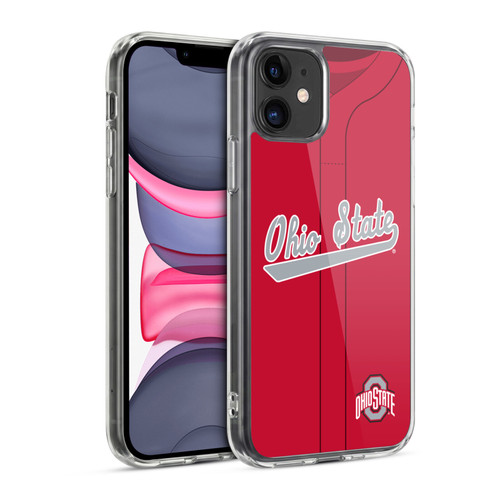 Ohio State University Jersey Baseball Away Soft Gel Case for Apple iPhone 11